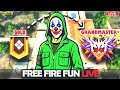 DAY 6💥Gold✨ to Grandmaster🎯 Live🔴BR Rank Push🔥#freefire #freefirefun