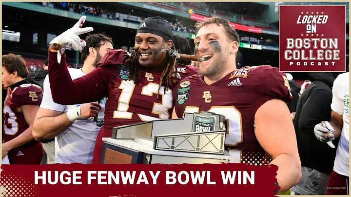 Boston College stuns #24 SMU in Fenway Bowl win! Defense shines, Thomas Castellanos balls out