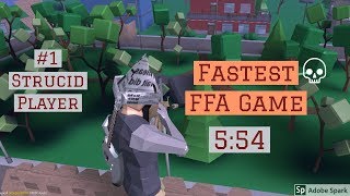 The Fastest Game Of Strucid FFA @Roblox
