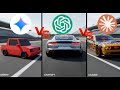 ChatGPT vs Gemini vs Claude 🤯 Who create Best Racing Game?