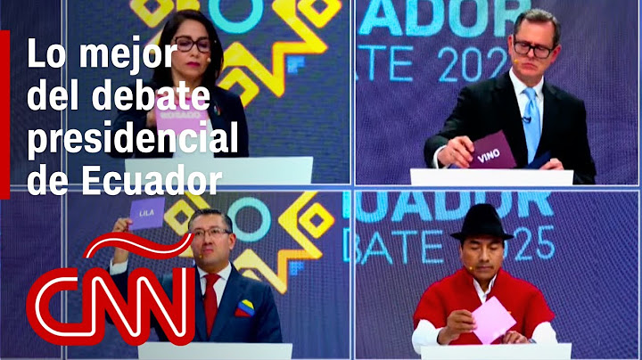Así fue el primer debate presidencial en Ecuador: lo más destacado de Noboa, González y más
