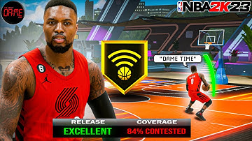 DAMIAN LILLARD + LIMITLESS RANGE BADGE Is An UNSTOPPABLE DUO In NBA 2K23 CURRENT-GEN