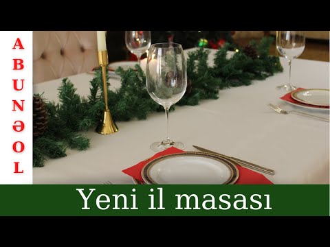 Yeni il sufresi | yeni il masasi | sufre dekoru | sufrenin bezedilmesi |Christmas table decoration