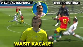 WASIT FRANCOIS LETEXIER KACAU! BUKTI NYATA Jatuh di Luar Kotak Penalti & Tekel Dewangga Bersih