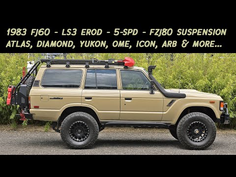 Custom Built 1983 Toyota FJ60 Land Cruiser, E-ROD LS3