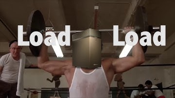 Computer trains neural networks [ROCKY II, Training Montage]