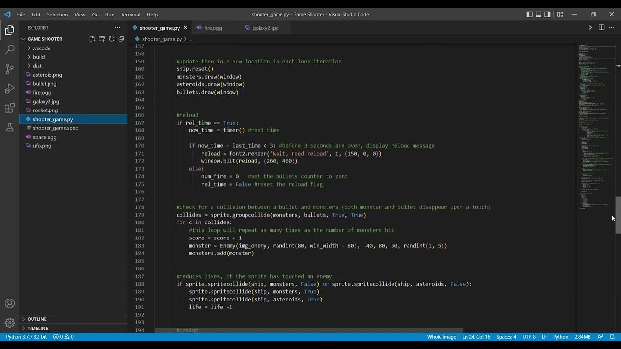 shooter game python, new remastered - YouTube image.
