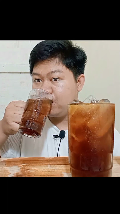 ASMR MUKBANG MINUMAN SEGAR DINGIN TEH PUCUK HARUM