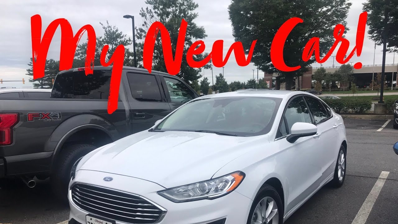 I BOUGHT A NEW CAR! | 2019 FORD FUSION SE - YouTube