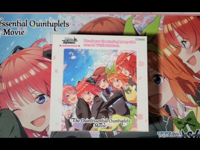 THE QUINTESSENTIAL QUINTUPLETS THE MOVIE (English) Weiss Schwarz