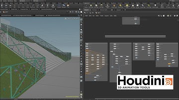 SideFX Houdini - Montmartre Sacré-Coeur Love Barrier - Procedural Modeling