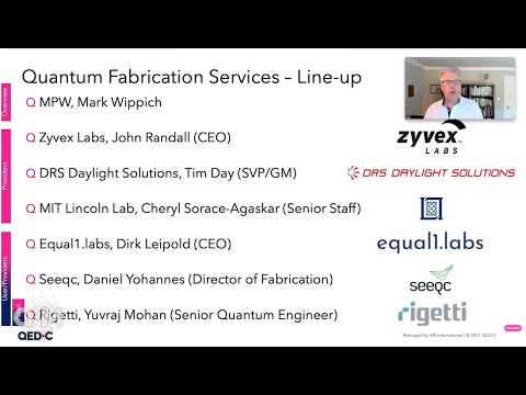 Quantum Fabrication Services Full Webinar - QED-C Quantum Marketplace