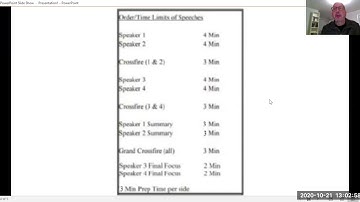 Public Forum Judge Instructions