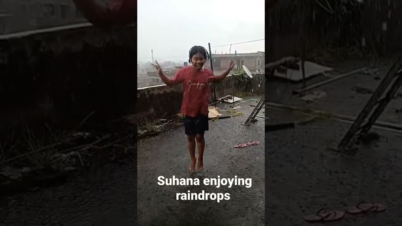 My heart enjoyed raindrops I Suhana Islam I Safiulislams