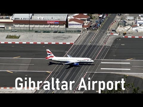 Dangerous Gibraltar Airport | British Airways @ Gibraltar | 4K