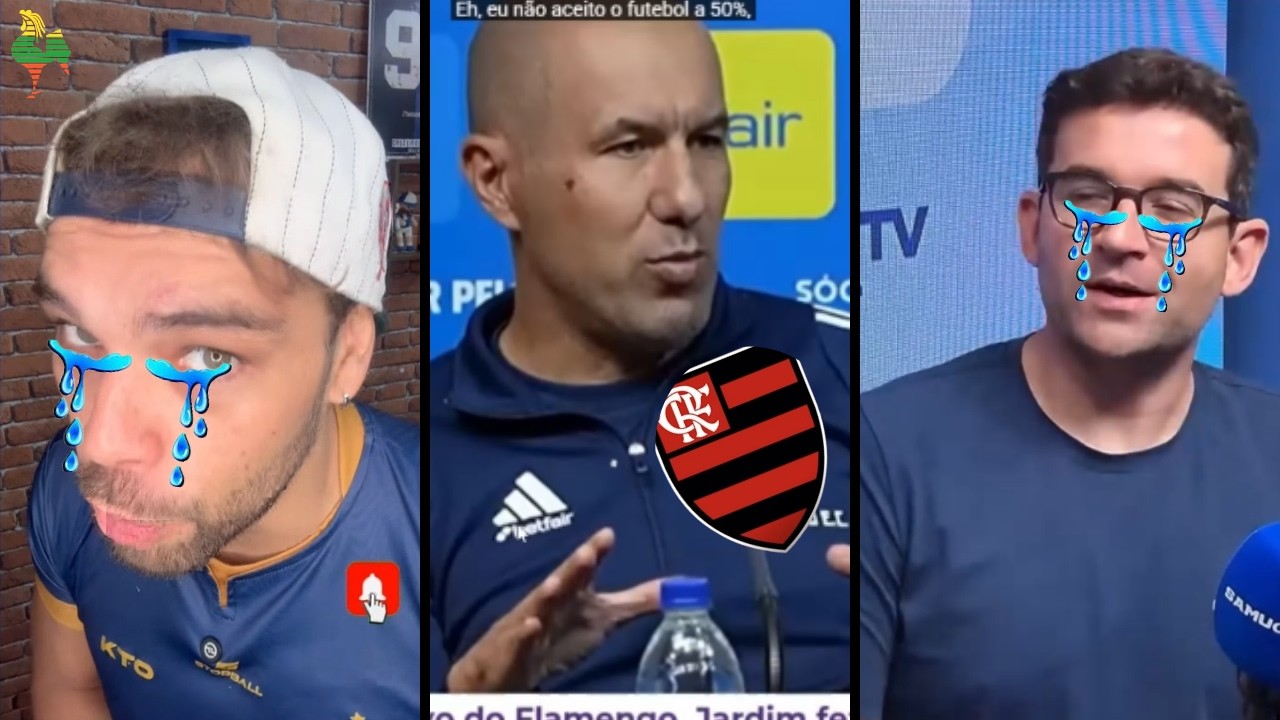 REACOES CRUZEIRENSE LEONARDO JARDIM NO FLAMENGO