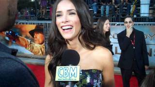 Cowboys & Aliens - Red Carpet Interview - Abigail Spencer