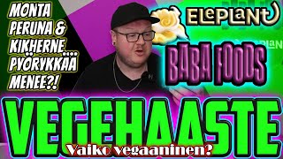 Vegaaninen haaste! | Monta pyörykkää menee? | Baba Foods & Eleplant