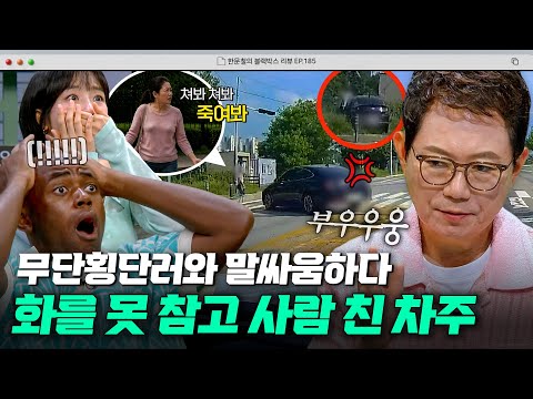 "Hit me! Kill me!" Driver loses control in fight with jaywalker and floors the gas pedal at them?...