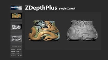 ZDepth Plus plugin for ZBrush Tutorial 3