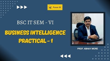 How to connect various Data Sources | Microsoft Power BI | BSC IT sem-6 BI Practical 1