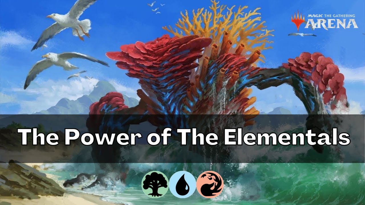 The Power Of The Elementals - MTG Arena - Italian Mage -Risen Reef Tribute Before Rotation- Standard
