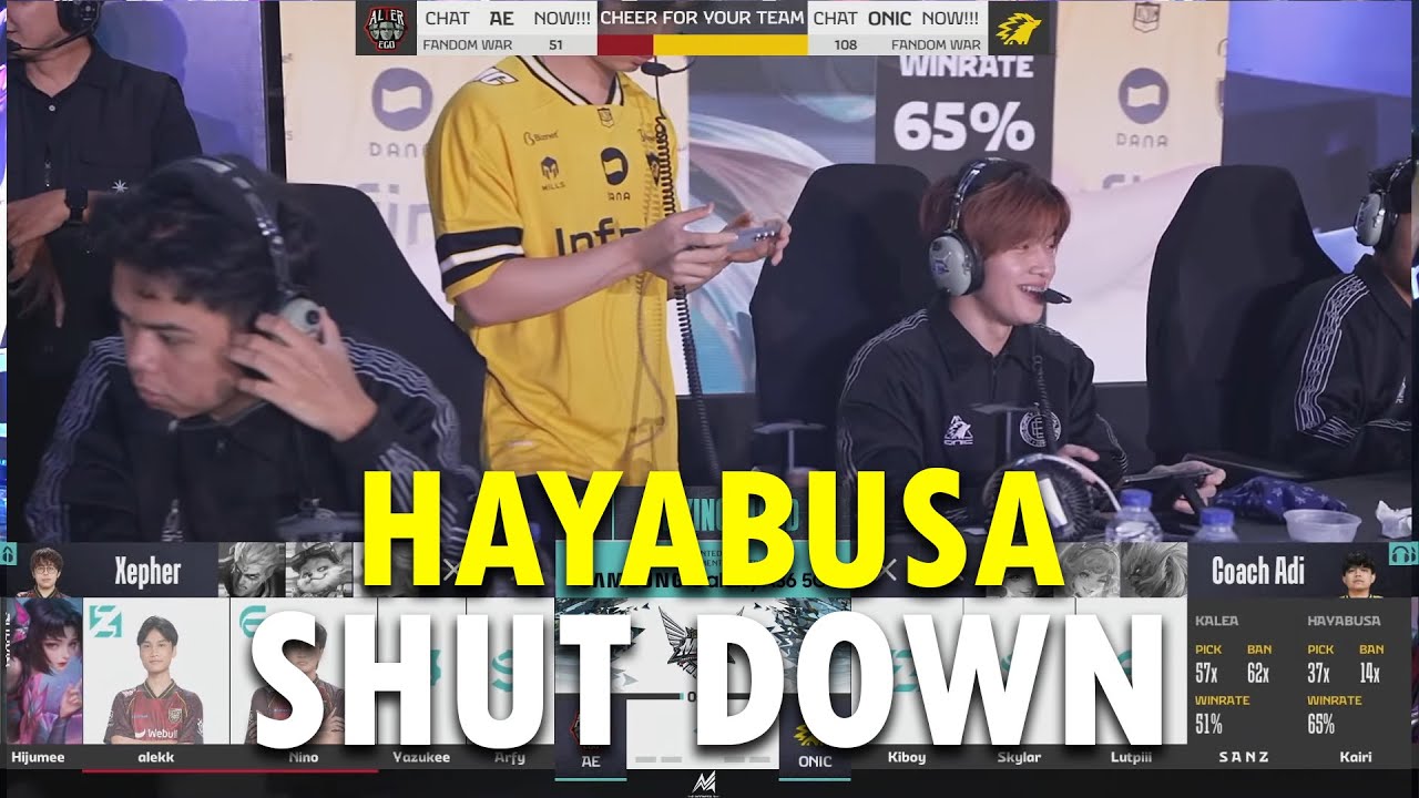 ONIC против AE ИГРА 1 | MPL ID S16 | Неделя 9, день 2