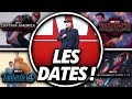 Quelles sont les dates des futurs films marvel 