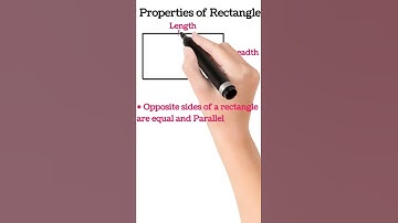 Properties of Rectangle #rectangle #shorts #viral