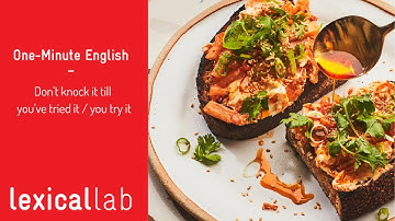 ONE-MINUTE ENGLISH: Don