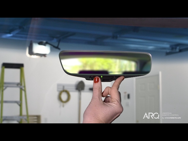 How To Program Arq Universal Remote, Rear View Mirror Garage Door Opener