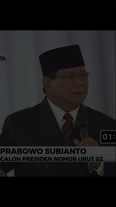 Template Video TikTok ' Karena Kita Tidak Punya Uang ? ' by Pak Prabowo Subianto