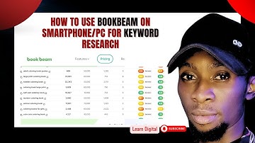 How to GET Profitable Keyword with BookBEAM - AMAZON Kdp Keyword Research [full tutorial]