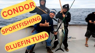 Early April Giant Bluefin Tuna Fishing Condor Sportfishing Fishermans Landing San Diego CA