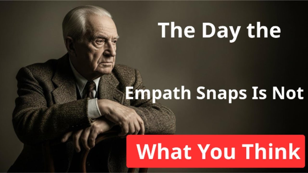 Why Empaths Snap After Being Too Kind | Carl Jung Psychology