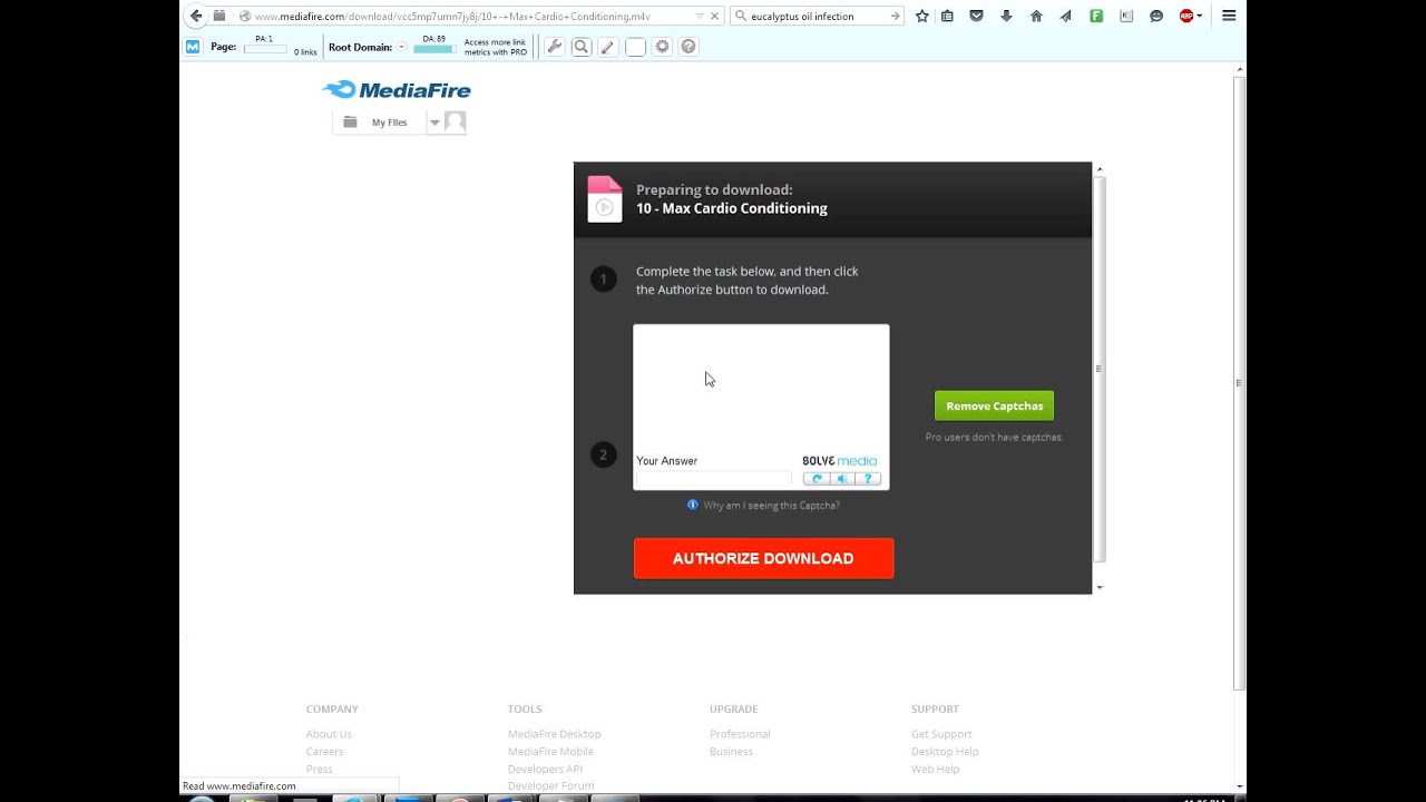 INSANITY DOWNLOAD PROOF
