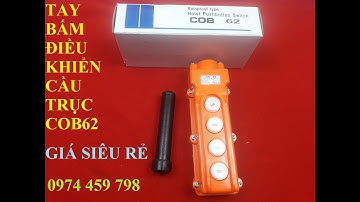 tay bam dieu khien cau truc cob62, tay bấm điều khiển 4 nút COB62, nut bam dieu khien model cob62