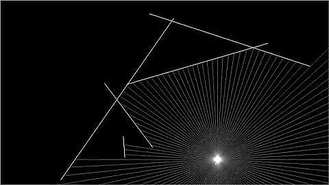2D Ray Casting Made With Pure Python and Pygame