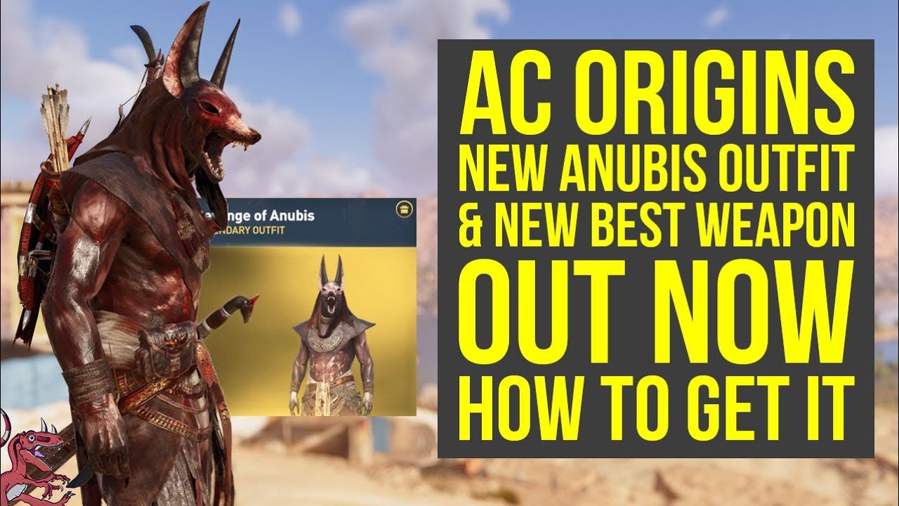 New Assassin's Creed Origins Anubis Outfit OUT NOW & New Best Shield (AC  Origins Anubis Outfit) - YouTube