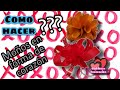 como hacer un moño con puntas de corazón-14 de febrero-San Valentín-Dia del amor y la amistad Celosa