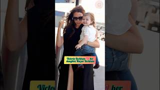 Victoria Beckham With Her Beautiful Daughter Harper Seven #love #family #trending