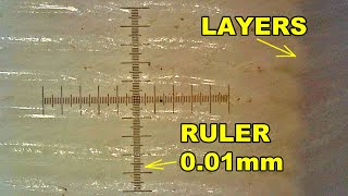 Microscope ruler reivew - can it measure the 3D printed layer height?