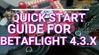 Betaflight 4.3 Quick Start Guide, Test Flight and Blackbox review (featuring HGLRC F748 Stack)
