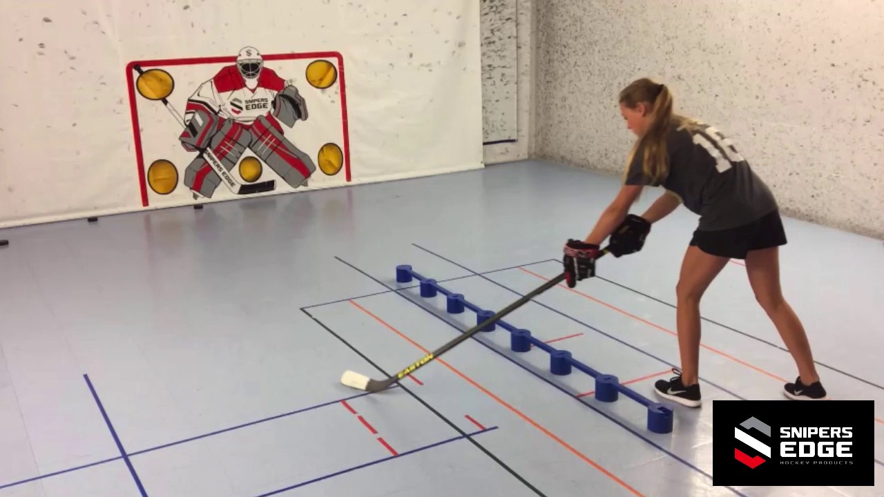 Beginner Stickhandling Drill Forehand Reach YouTube