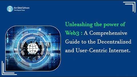 "Web 3: Exploring the Future of the Internet"