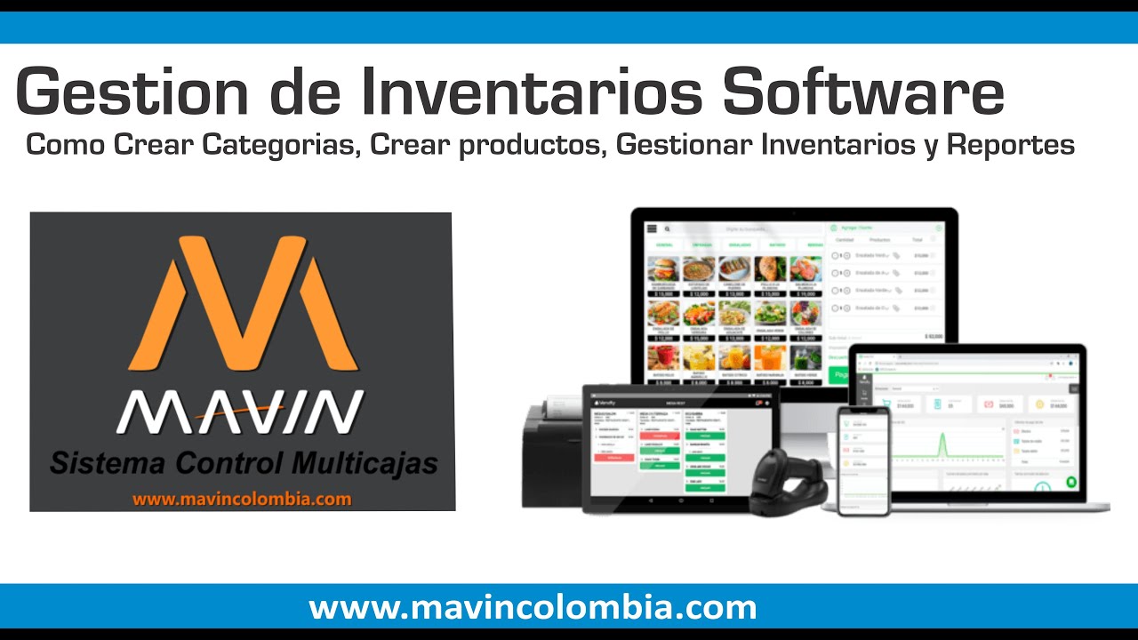 Gestión de Productos e Inventarios App Multicajas Mavin