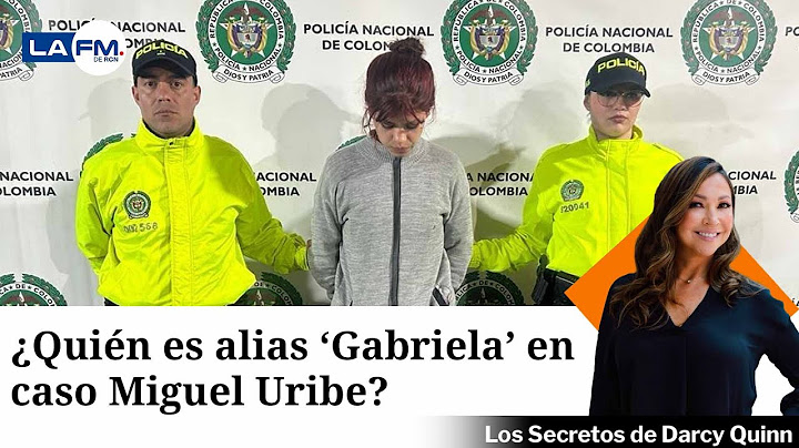 Exclusivo La FM,  captura de Catherine, la mujer de 19 años que está implicada en caso Miguel Uribe