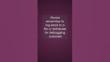 How to handle errors in #php like a pro? boost your #php skills with this #secret tip!