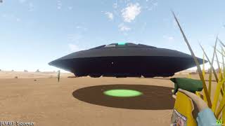 Driving the UFO in The Long Drive screenshot 5