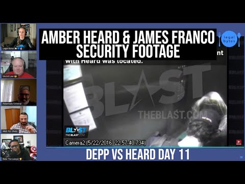 SECURITY VIDEO- James Franco & Amber Heard Seen Together At ECB 1 Day After May 21st Incident